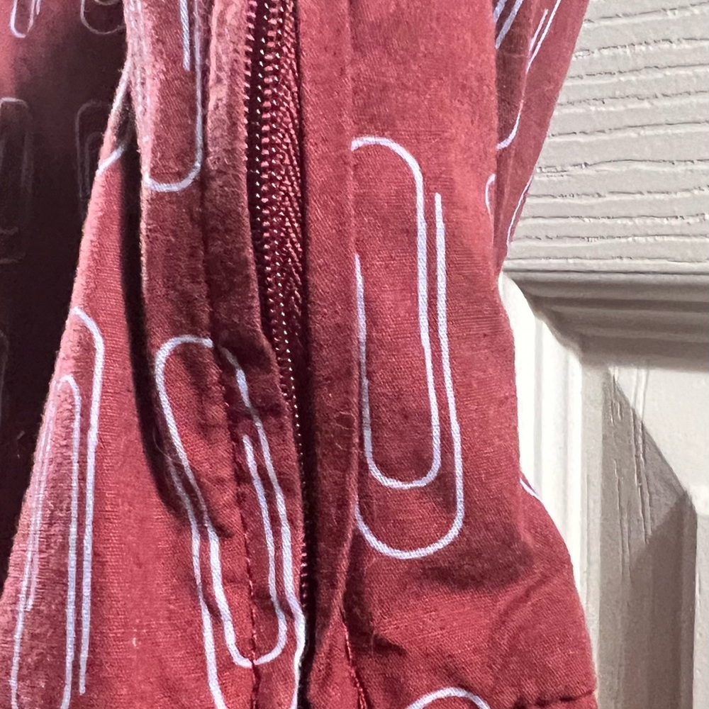 Modcloth Red Patterned Dress - Picture 4 of 5